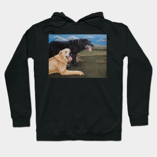 Labradors - Black and Yellow Hoodie